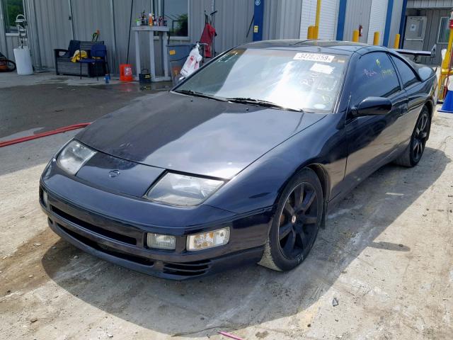 JN1RZ26HXNX522660 - 1992 NISSAN 300ZX 2+2 BLACK photo 2