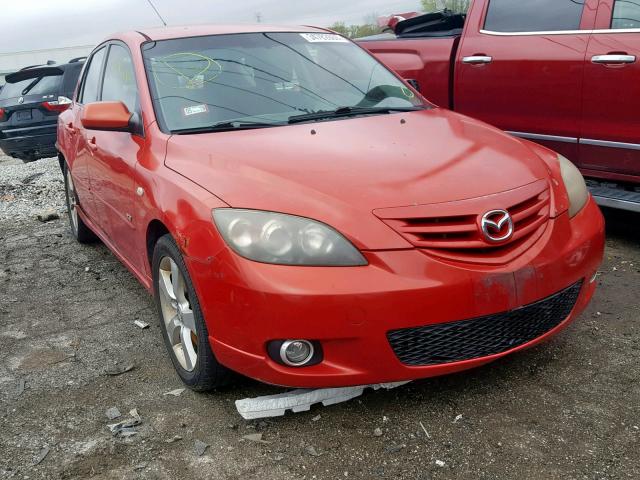 JM1BK143351240366 - 2005 MAZDA 3 HATCHBAC RED photo 1