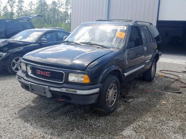 1GKDT13W2V2572430 - 1997 GMC JIMMY BLACK photo 2