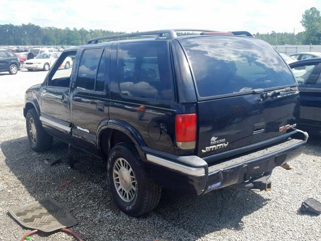 1GKDT13W2V2572430 - 1997 GMC JIMMY BLACK photo 3