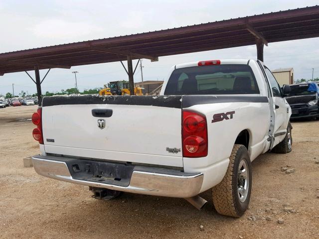 3D7KR26AX8G105667 - 2008 DODGE RAM 2500 S WHITE photo 4