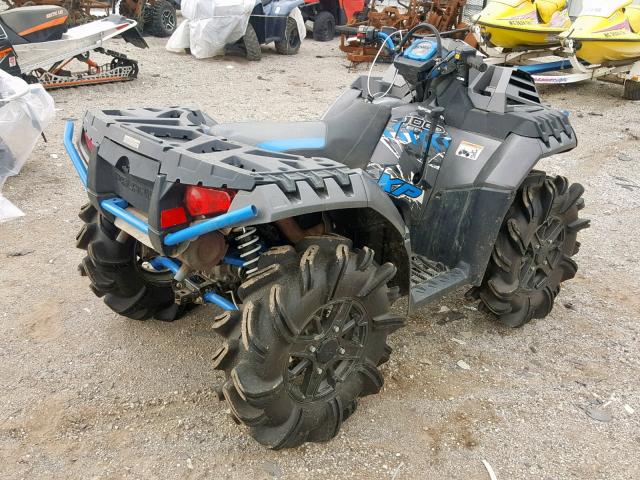 4XASXM956HB134514 - 2017 POLARIS SPORTSMAN BLUE photo 4