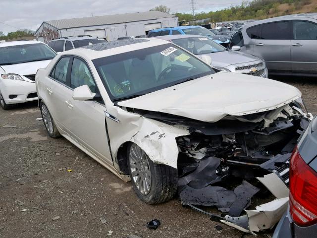 1G6DL5E32D0174654 - 2013 CADILLAC CTS PERFOR WHITE photo 1