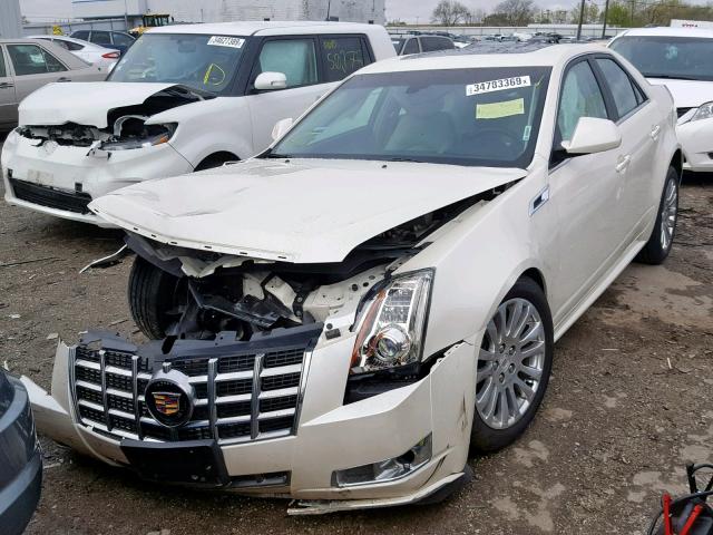 1G6DL5E32D0174654 - 2013 CADILLAC CTS PERFOR WHITE photo 2