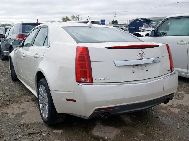 1G6DL5E32D0174654 - 2013 CADILLAC CTS PERFOR WHITE photo 3
