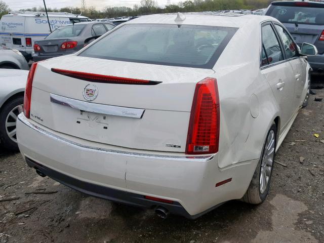 1G6DL5E32D0174654 - 2013 CADILLAC CTS PERFOR WHITE photo 4