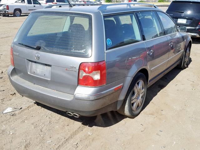 WVWZK63B32E418141 - 2002 VOLKSWAGEN PASSAT W8 GRAY photo 4