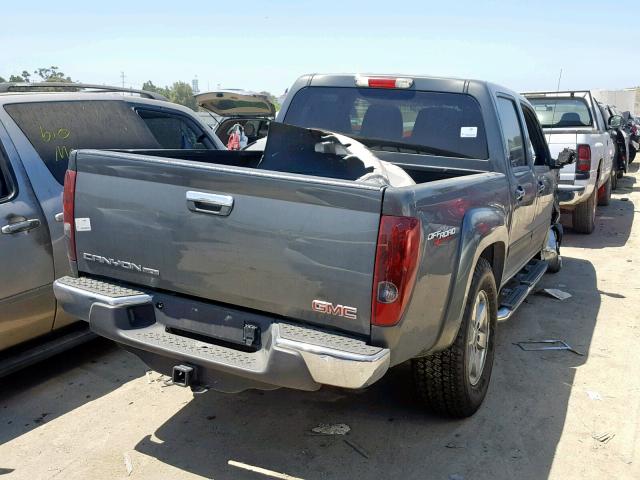 1GTH6MFE3B8124943 - 2011 GMC CANYON SLE GRAY photo 4