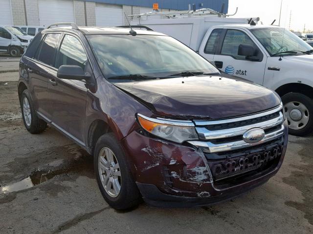 2FMDK3GC6BBB05376 - 2011 FORD EDGE SE BLACK photo 1