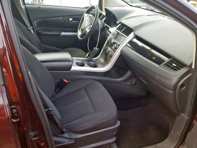 2FMDK3GC6BBB05376 - 2011 FORD EDGE SE BLACK photo 5