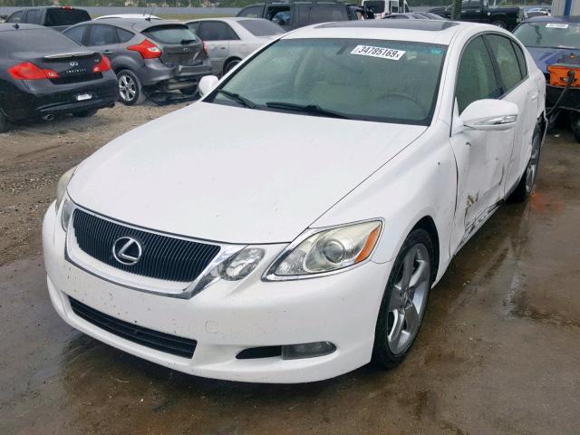 JTHBE96S790046637 - 2009 LEXUS GS 350 WHITE photo 2