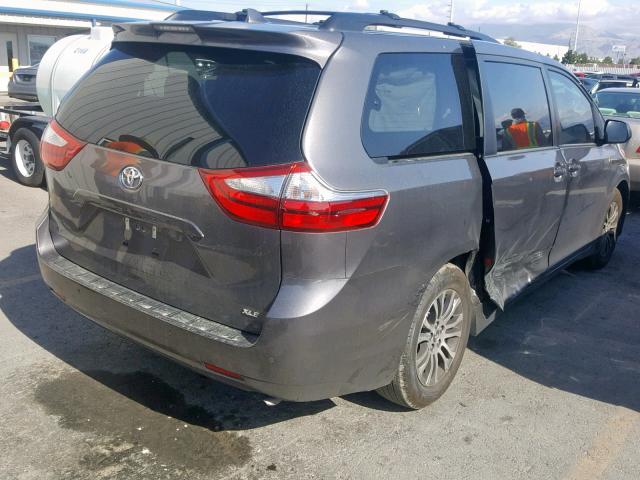 5TDYZ3DC6KS968294 - 2019 TOYOTA SIENNA LIM GRAY photo 4