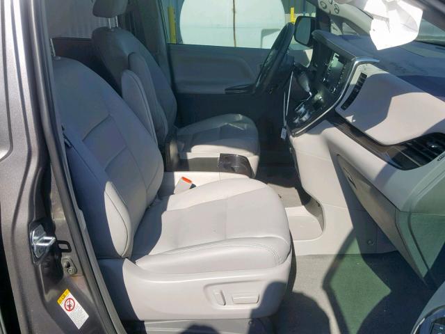 5TDYZ3DC6KS968294 - 2019 TOYOTA SIENNA LIM GRAY photo 5