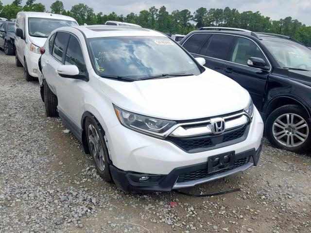 7FARW1H83KE006132 - 2019 HONDA CR-V EXL WHITE photo 1