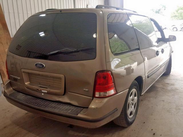 2FMZA51624BA79577 - 2004 FORD FREESTAR S GOLD photo 4