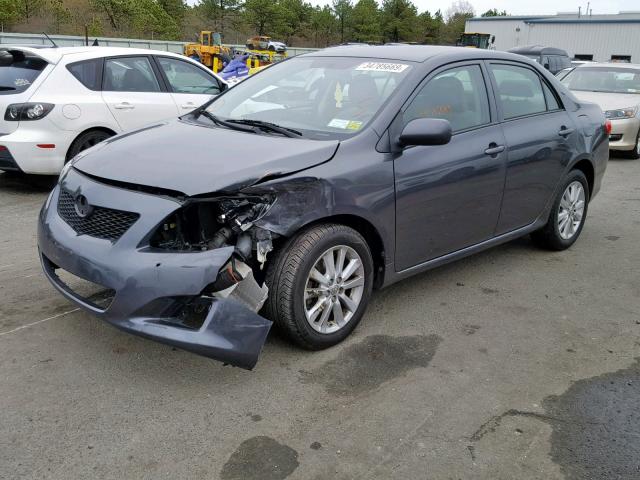 JTDBL40E699078892 - 2009 TOYOTA COROLLA BA GRAY photo 2