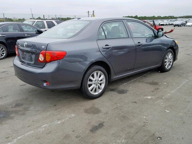 JTDBL40E699078892 - 2009 TOYOTA COROLLA BA GRAY photo 4