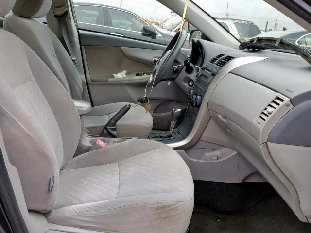 JTDBL40E699078892 - 2009 TOYOTA COROLLA BA GRAY photo 5