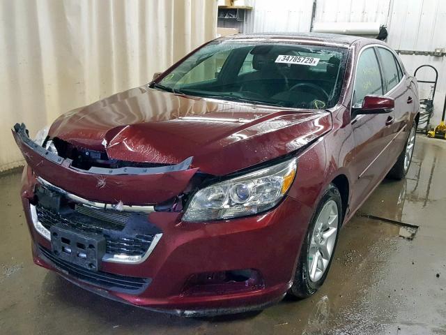 1G11C5SA6GF120139 - 2016 CHEVROLET MALIBU LIM 勃艮第红 照片 2