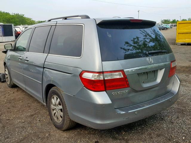 5FNRL38816B048465 - 2006 HONDA ODYSSEY TO SILVER photo 3