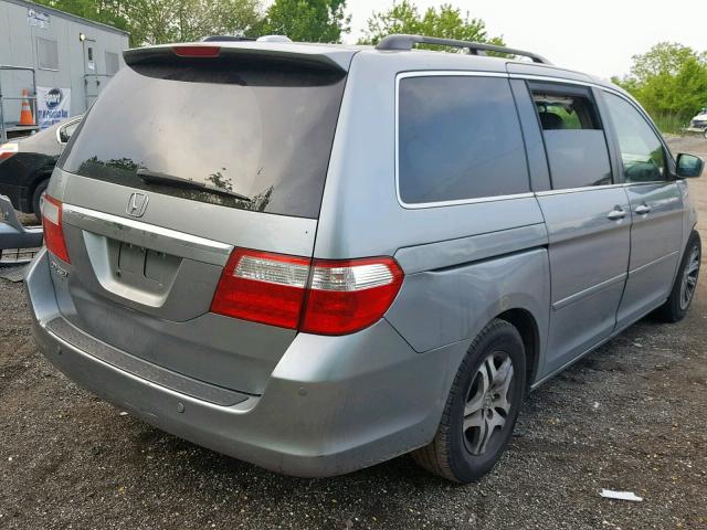 5FNRL38816B048465 - 2006 HONDA ODYSSEY TO SILVER photo 4