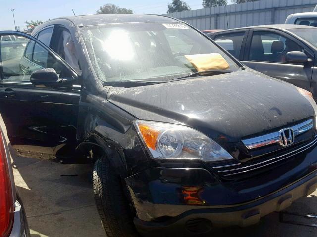 JHLRE38727C052480 - 2007 HONDA CR-V EXL BLACK photo 1