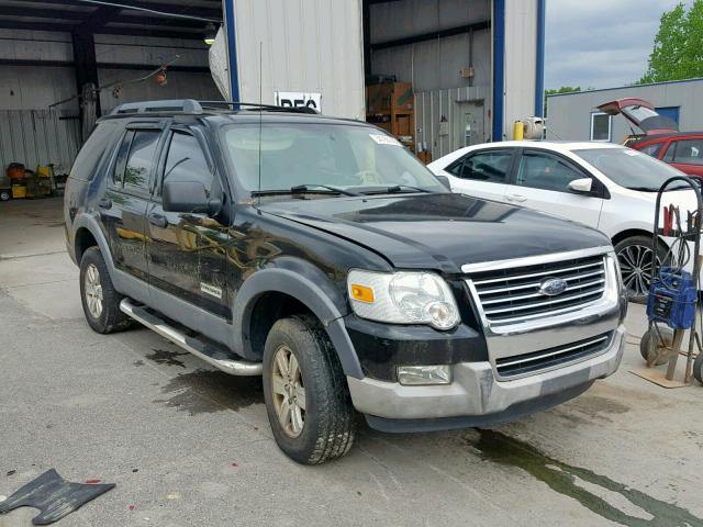 1FMEU73E76UB50128 - 2006 FORD EXPLORER X BLACK photo 1