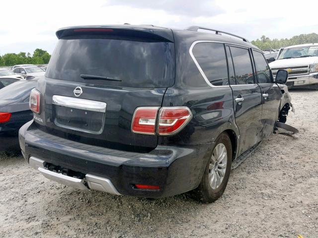 JN8AY2ND4H9003080 - 2017 NISSAN ARMADA SV BLACK photo 4