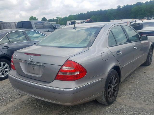 WDBUF65J23A185802 - 2003 MERCEDES-BENZ E 320 GRAY photo 4