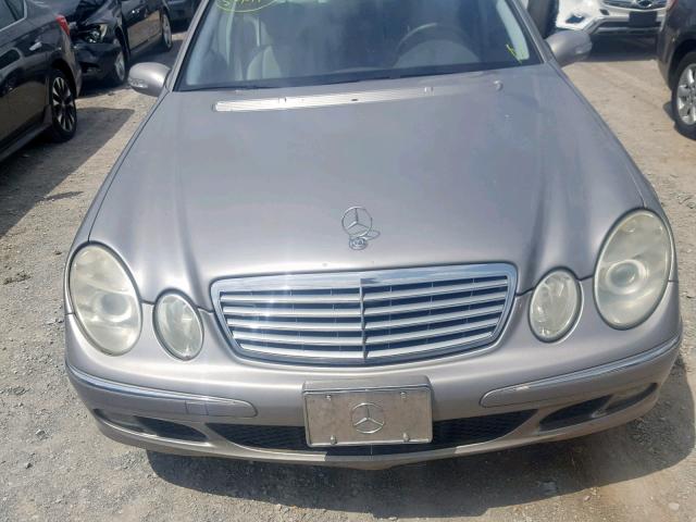 WDBUF65J23A185802 - 2003 MERCEDES-BENZ E 320 GRAY photo 7