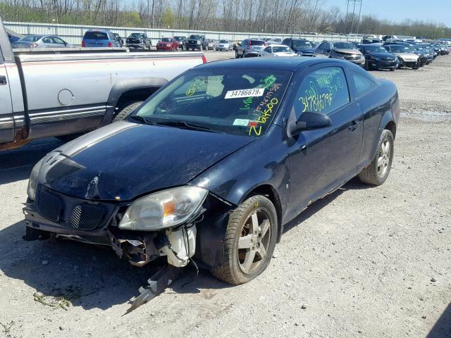 1G2AS18H497209877 - 2009 PONTIAC G5 BLACK photo 2