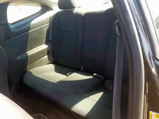 1G2AS18H497209877 - 2009 PONTIAC G5 BLACK photo 6