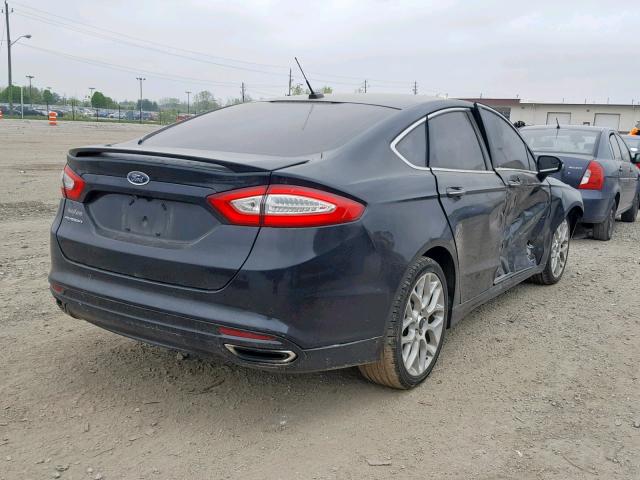 3FA6P0D90ER290378 - 2014 FORD FUSION TIT BLACK photo 4