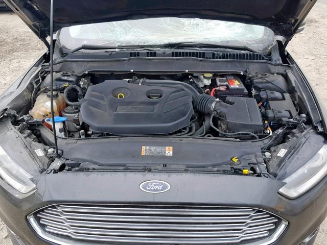 3FA6P0D90ER290378 - 2014 FORD FUSION TIT BLACK photo 7