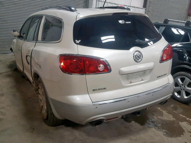 5GAKRDED7CJ307828 - 2012 BUICK ENCLAVE WHITE photo 3