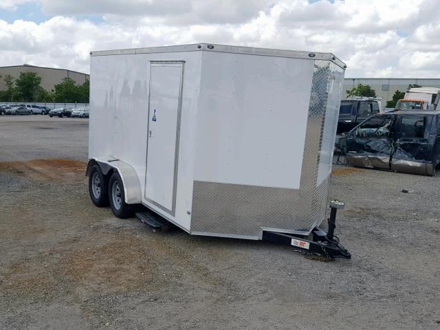 7FRVC12D3JA001447 - 2018 CARGO TRAILER WHITE photo 1