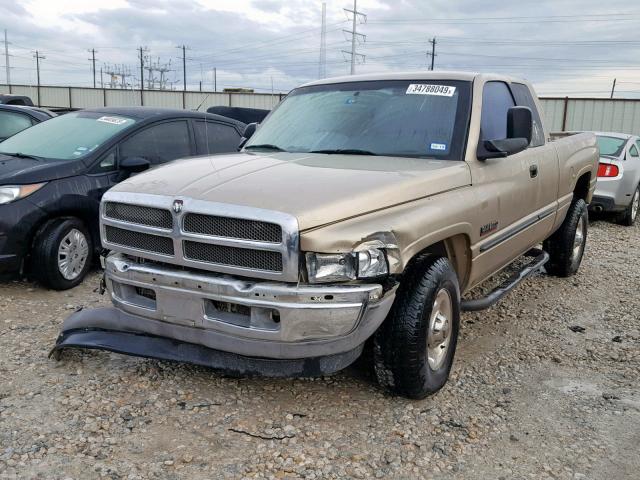 3B7KC23622M262260 - 2002 DODGE RAM 2500 TAN photo 2