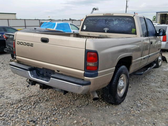 3B7KC23622M262260 - 2002 DODGE RAM 2500 TAN photo 4