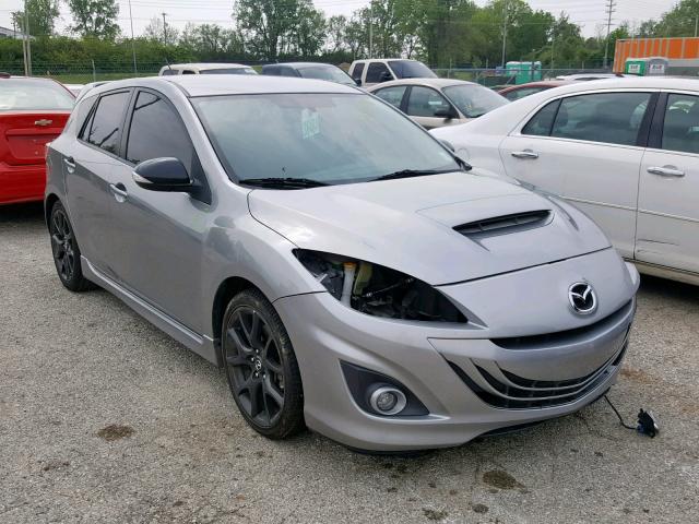 JM1BL1L35D1717912 - 2013 MAZDA SPEED 3 GRAY photo 1