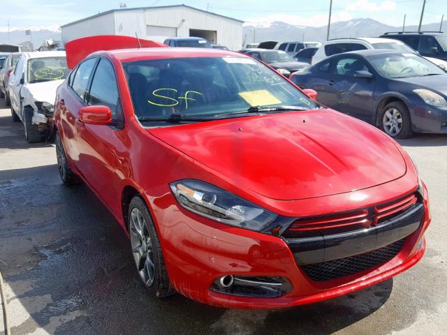 1C3CDFBHXDD157254 - 2013 DODGE DART SXT RED photo 1