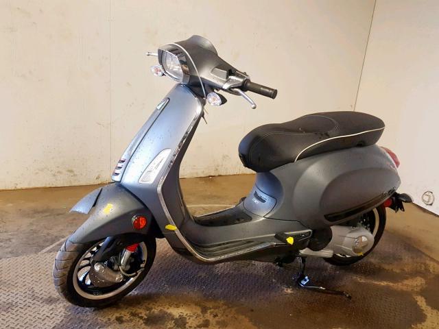 ZAPM818G5G5401041 - 2016 VESPA SPRINT 150 GRAY photo 2