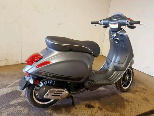 ZAPM818G5G5401041 - 2016 VESPA SPRINT 150 GRAY photo 4