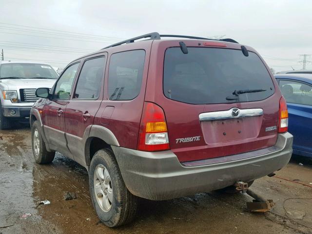 4F2CZ06174KM10971 - 2004 MAZDA TRIBUTE ES 红色 照片 3
