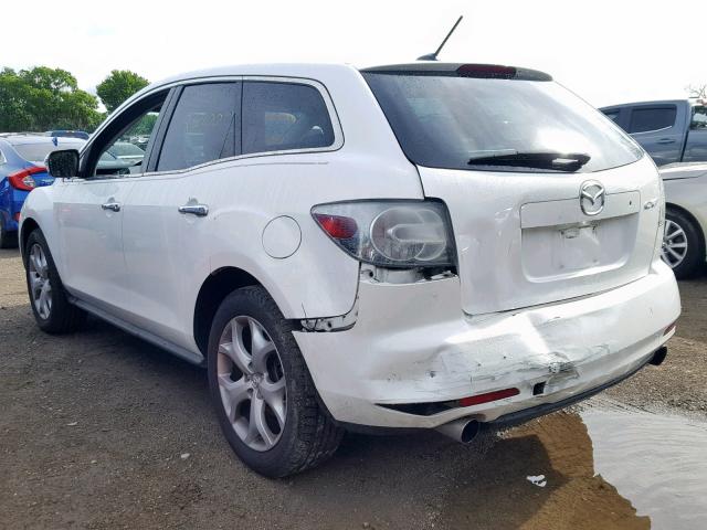 JM3ER2W30A0304592 - 2010 MAZDA CX-7 WHITE photo 3