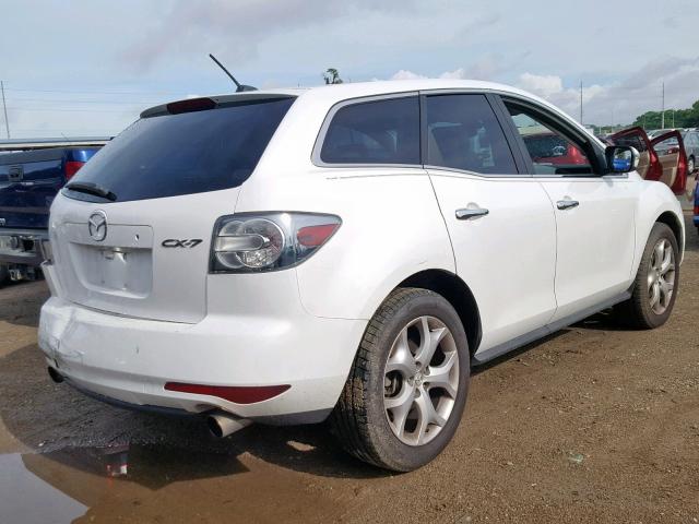 JM3ER2W30A0304592 - 2010 MAZDA CX-7 WHITE photo 4