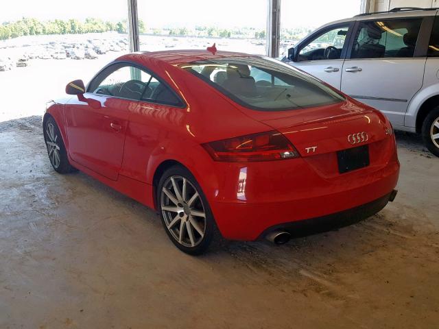 TRUDD38J281000467 - 2008 AUDI TT 3.2 QUA RED photo 3