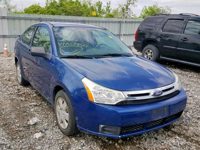 1FAHP32N38W239551 - 2008 FORD FOCUS S/SE BLUE photo 1