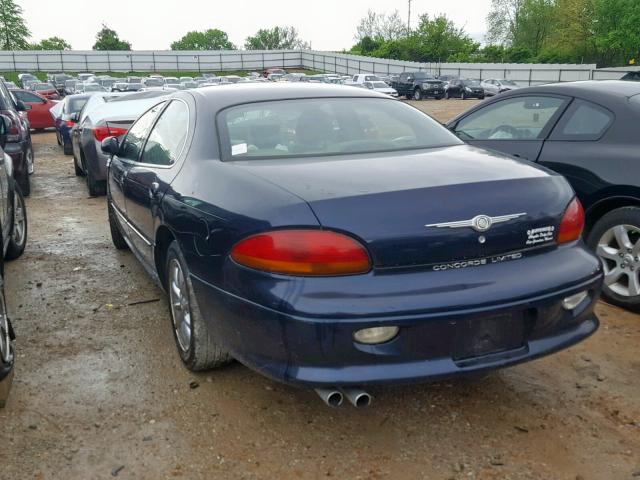 2C3HD56G92H102277 - 2002 CHRYSLER CONCORDE L BLUE photo 3