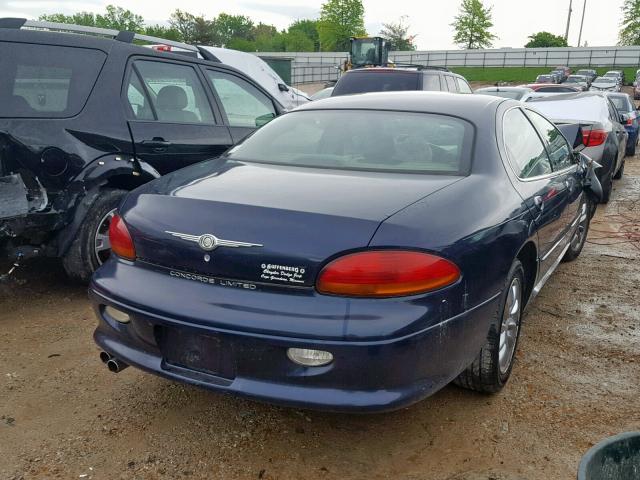 2C3HD56G92H102277 - 2002 CHRYSLER CONCORDE L BLUE photo 4