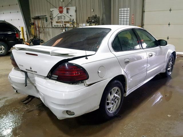 1G2NF52E04M647558 - 2004 PONTIAC GRAND AM S WHITE photo 4